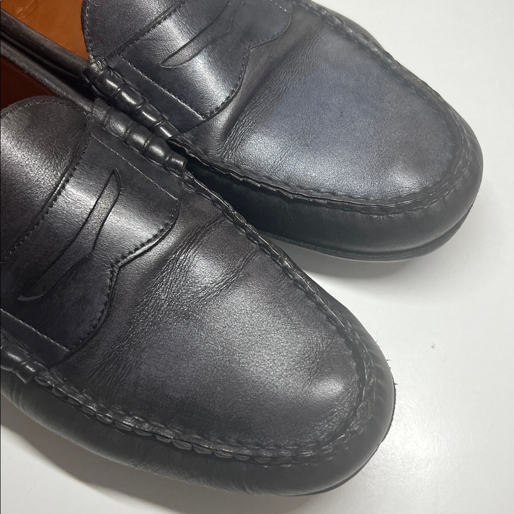 Allen Edmonds Black Men's Leather Penny Loafers Size US 12D - Picture 4 of 16